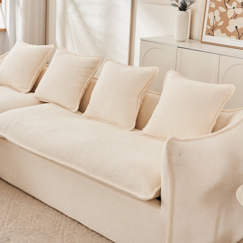 Oversized L-Shape 3-Seater Sofa + Chaise – LuneluX Home