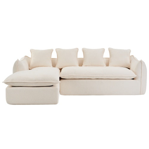 Oversized L-Shape 3-Seater Sofa + Chaise – LuneluX Home